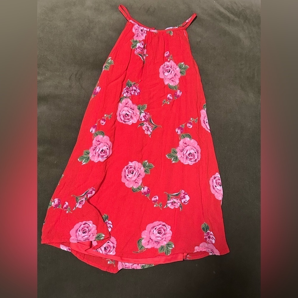 Chenault Girl Strappy Floral Dress